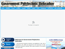 Tablet Screenshot of gpdehradun.org.in